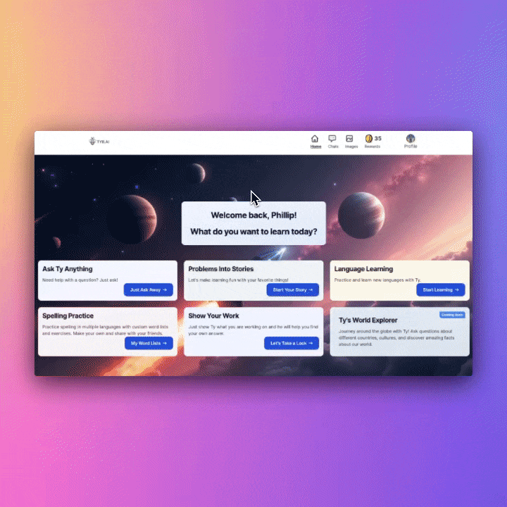 AI language learning conversation demo