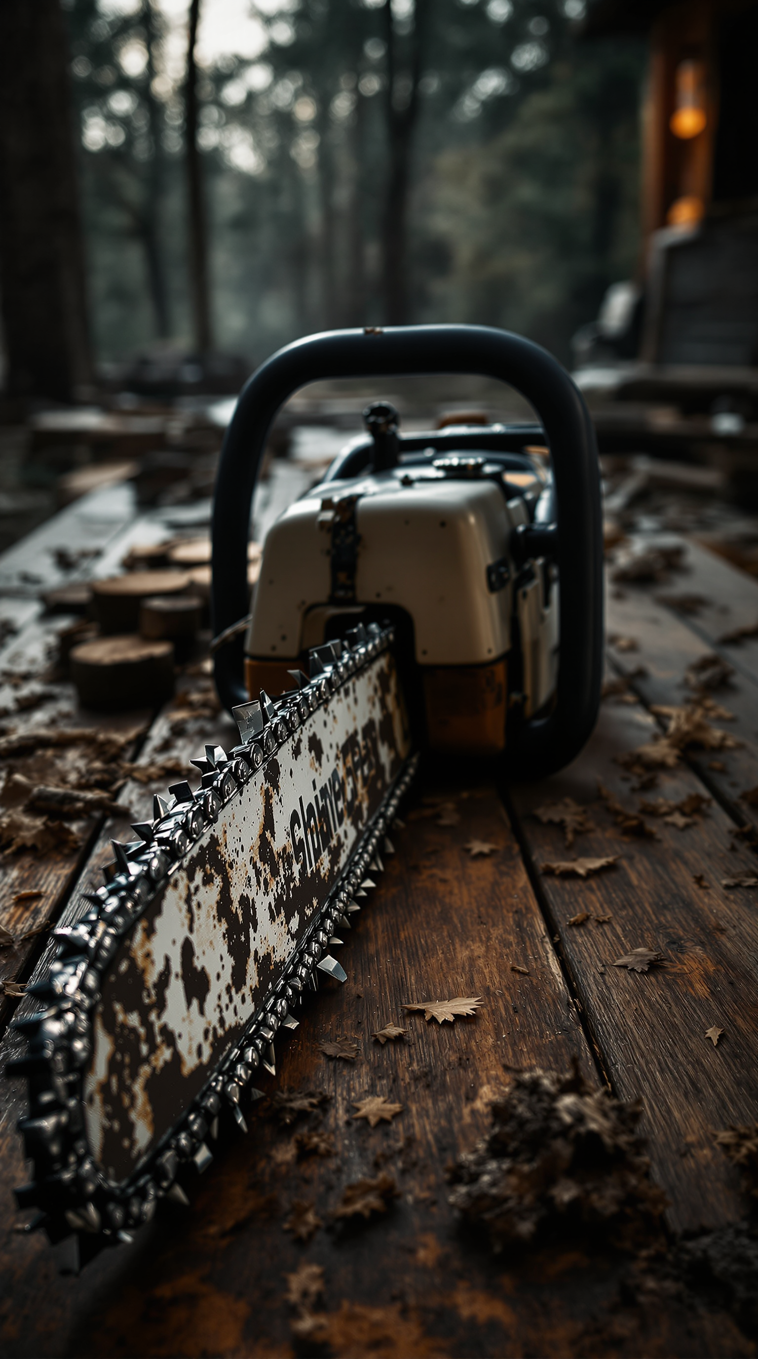 Explore Creativity with AI: Vintage Chainsaw Image for Kids