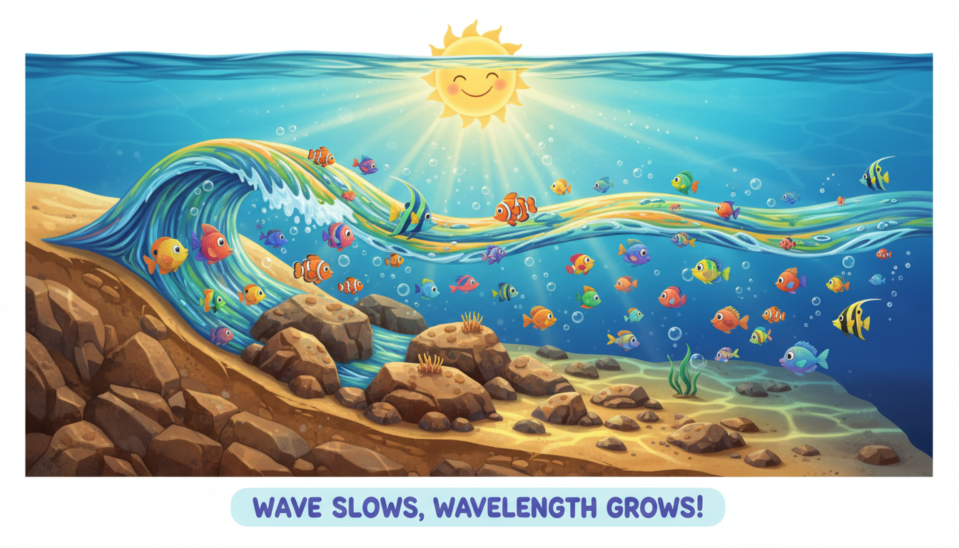 What Happens to Wave Speed and Wavelength When Crossing Mediums?
