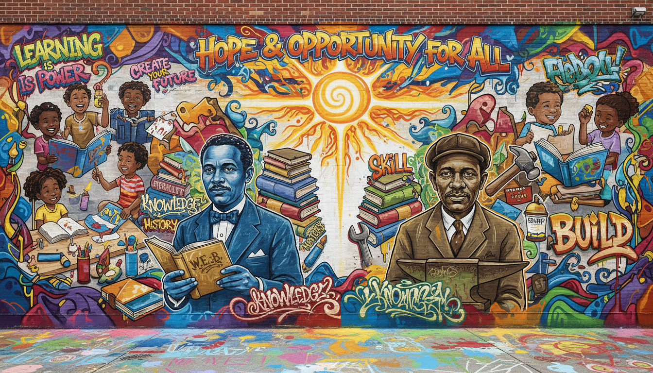How Does the Du Bois and Washington Feud Impact Education Ideas?