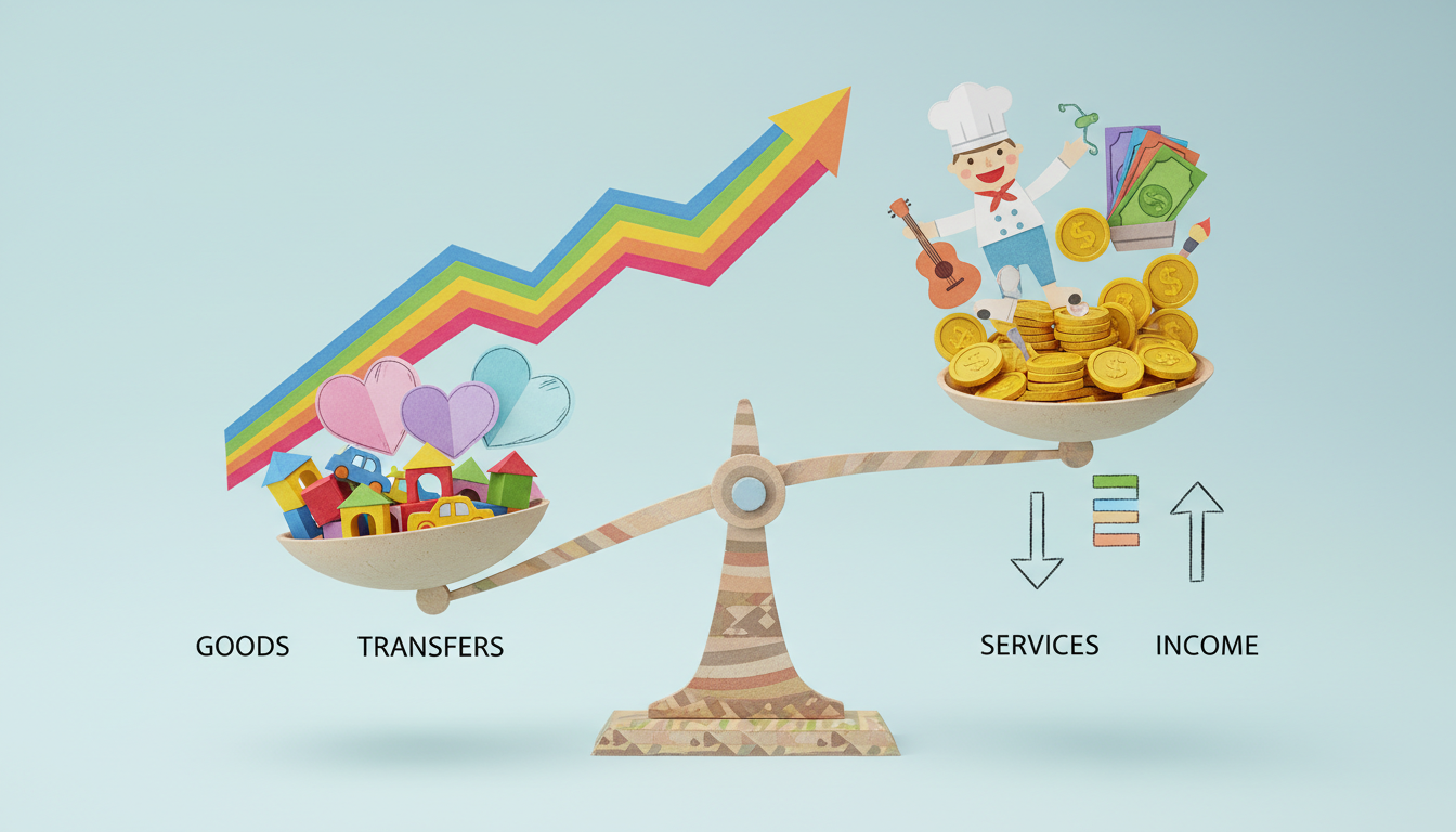 What Are the Four Main Parts of a Current Account Balance?