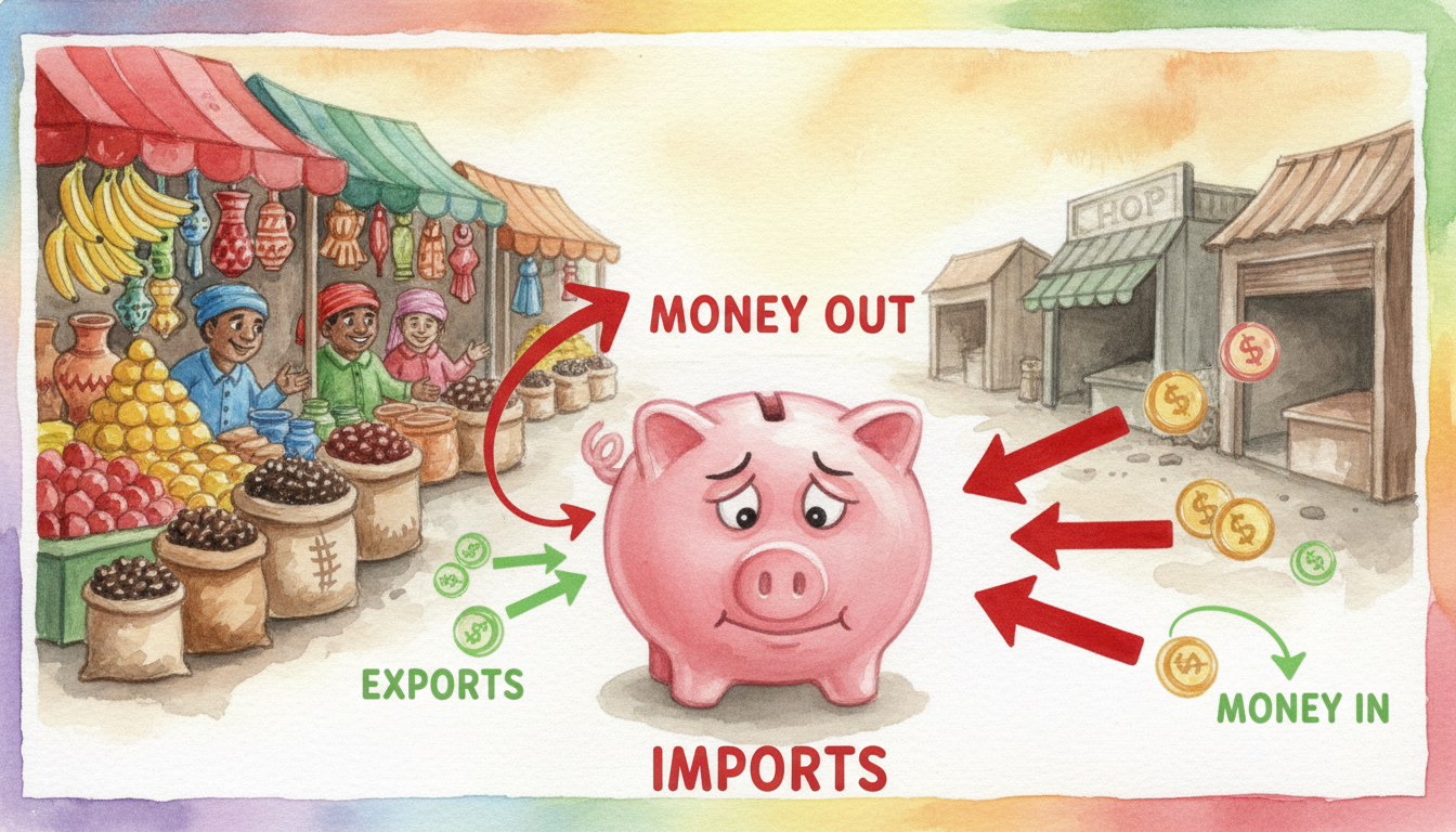 What are the Disadvantages of a Trade Deficit in an Economy?