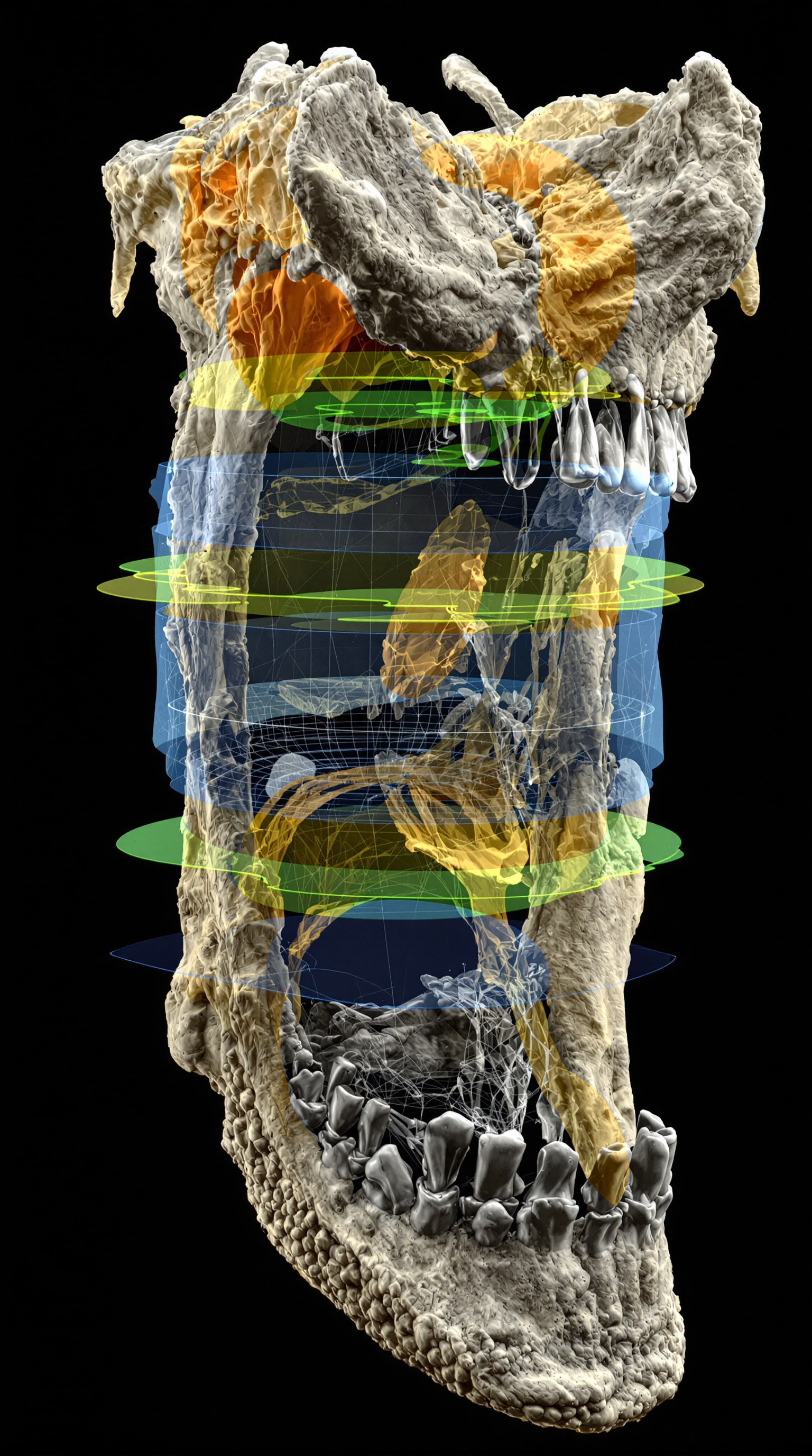 Explore Fossils: 3D CT Scan of a Jawbone for Kids
