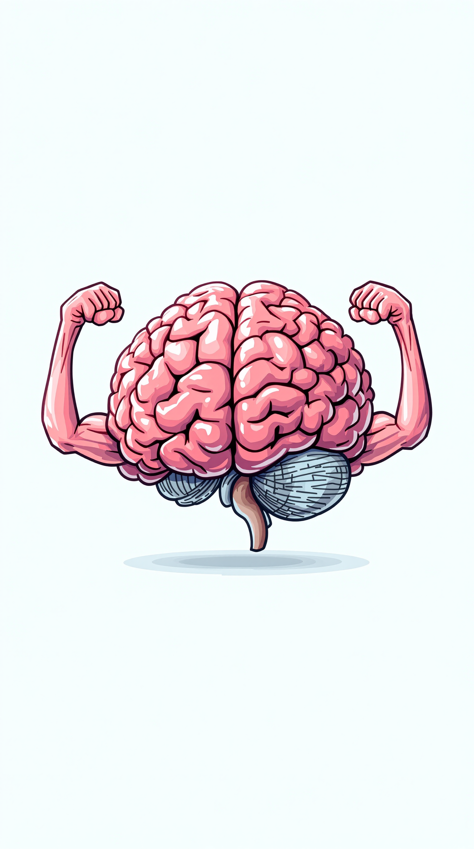 Empowering Kids: A Brain Flexing Muscles Illustration