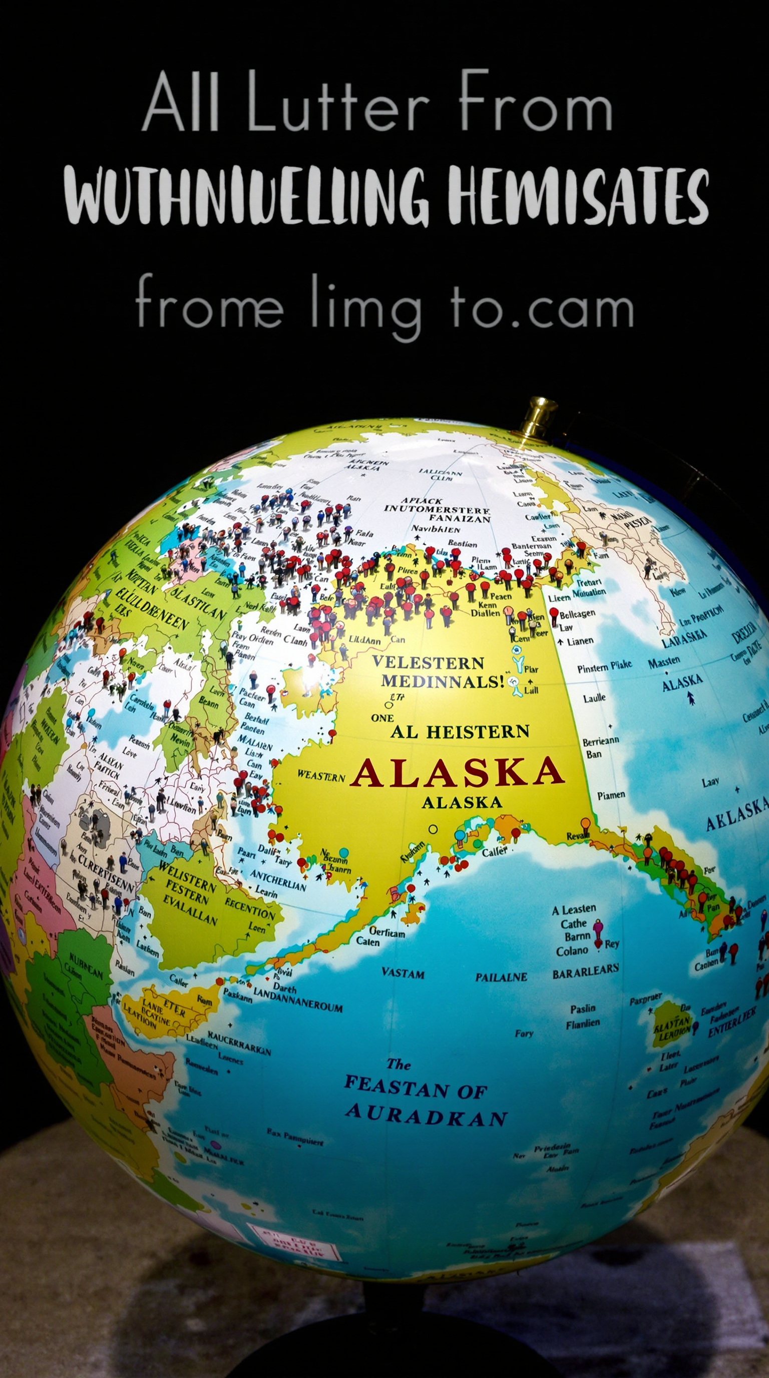 Explore Alaska: A Unique AI Image of a Confused Traveler
