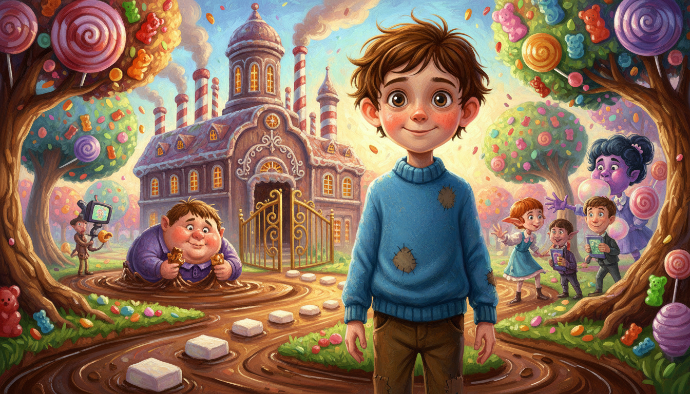 What is the Main Conflict in 'Charlie and the Chocolate Factory'?