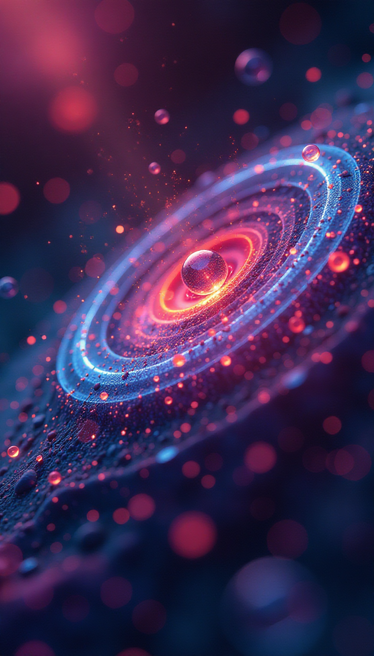 Explore the Hidden Complexity of Atoms in Colorful AI Art