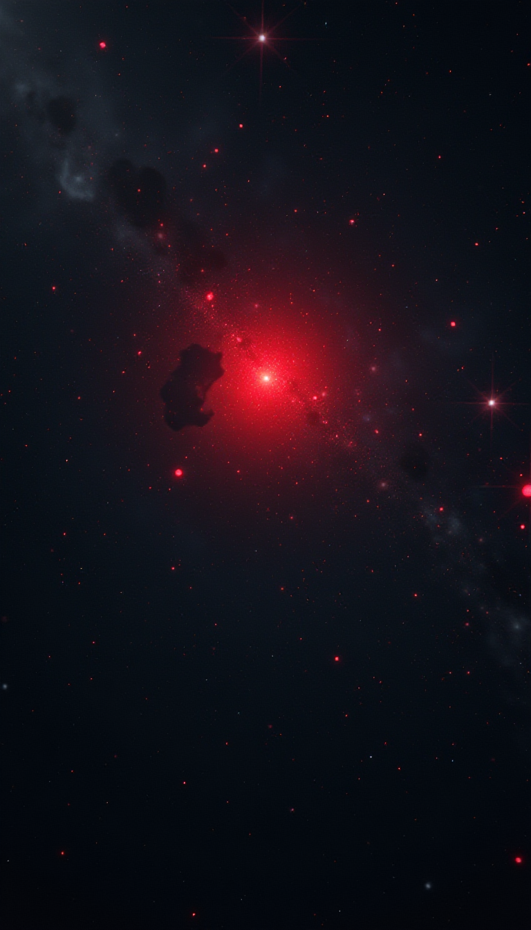 Explore Cosmic Wonders: A Fading Red Dot in Space