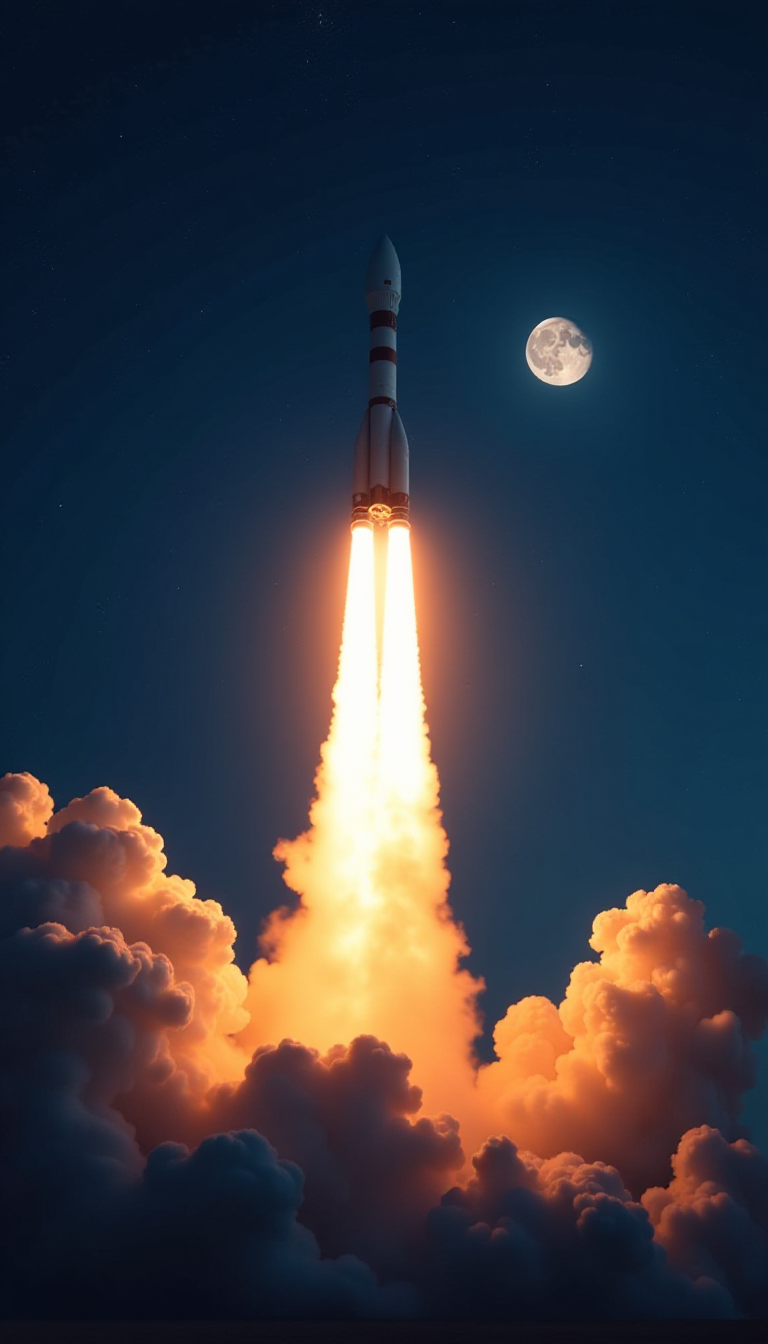 Ignite Creativity: AI-Generated Rocket Image for Kids