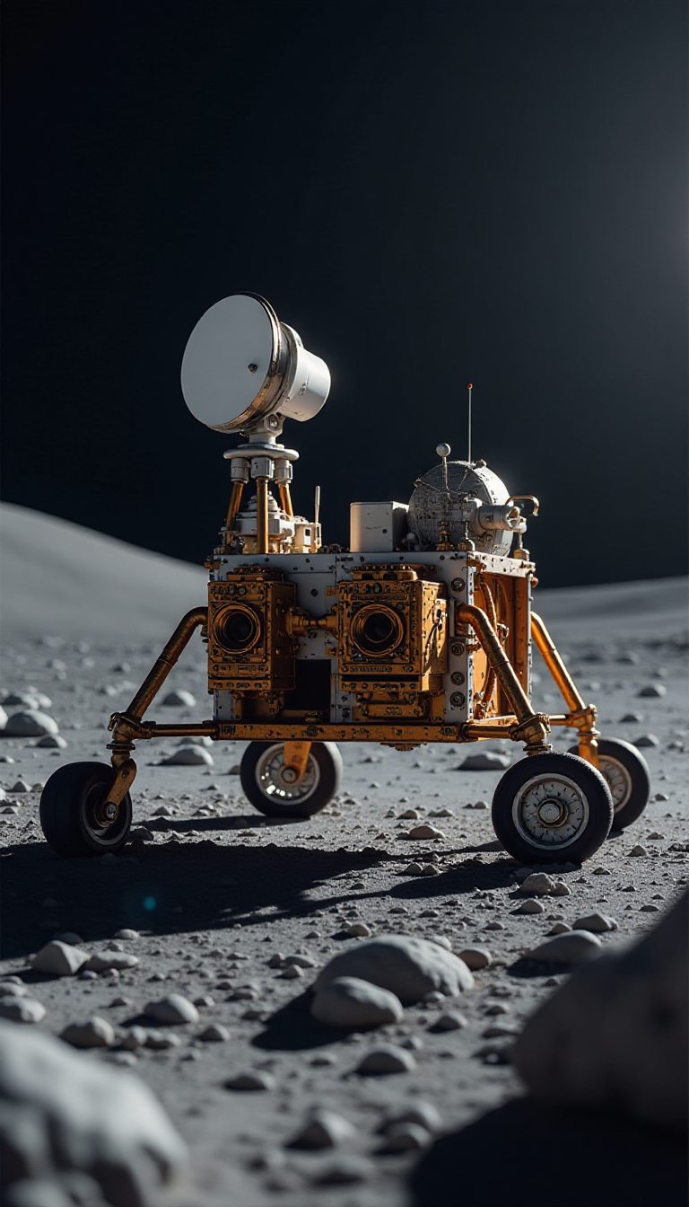 Explore Lunar Science: Close-Up of Instruments on a Lander