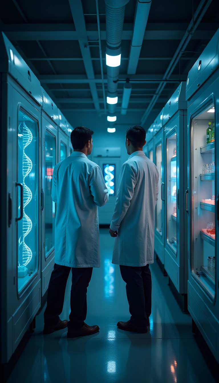 Explore a Futuristic Laboratory: Advanced DNA Research for Kids