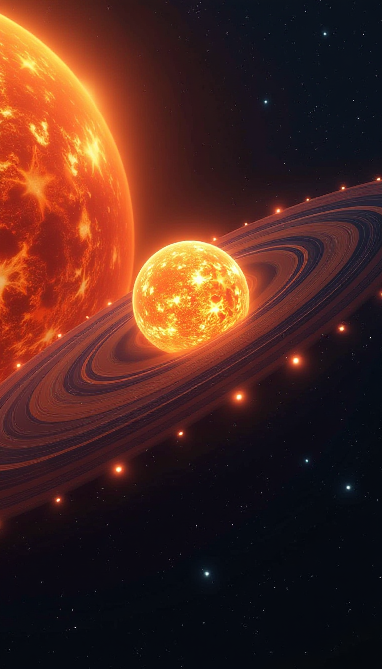 Explore Space with AI: Orbiting Options A, B, C Around the Sun