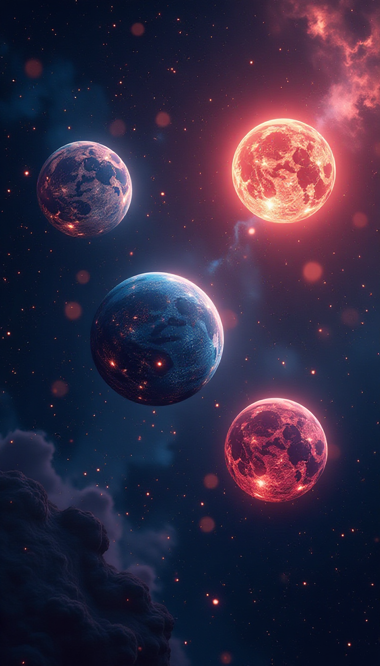 Discover the Wonders of Space: Glowing Planets and Diamonds