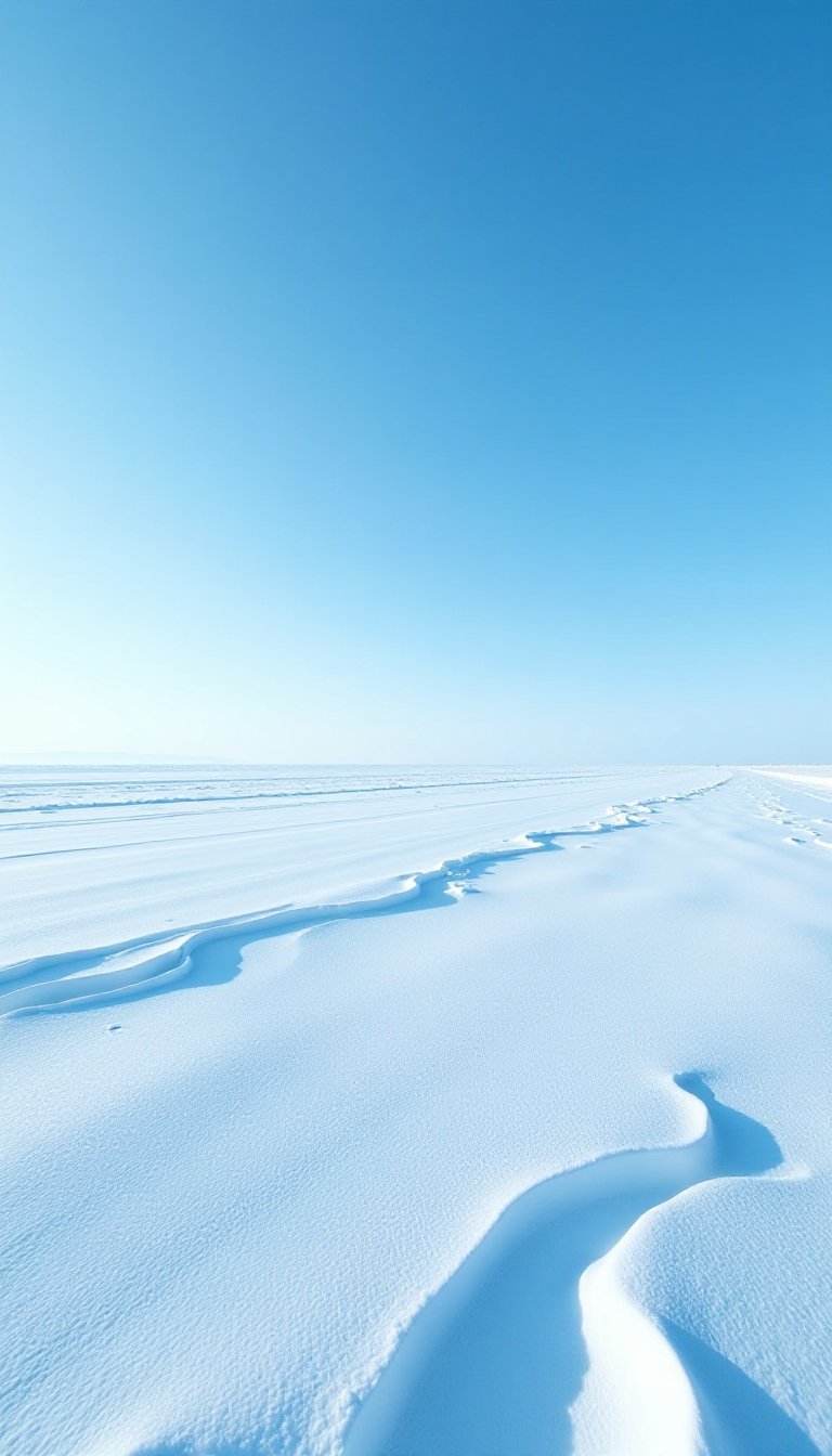 Explore a Vast Snowy Landscape Created by Kids' Imagination