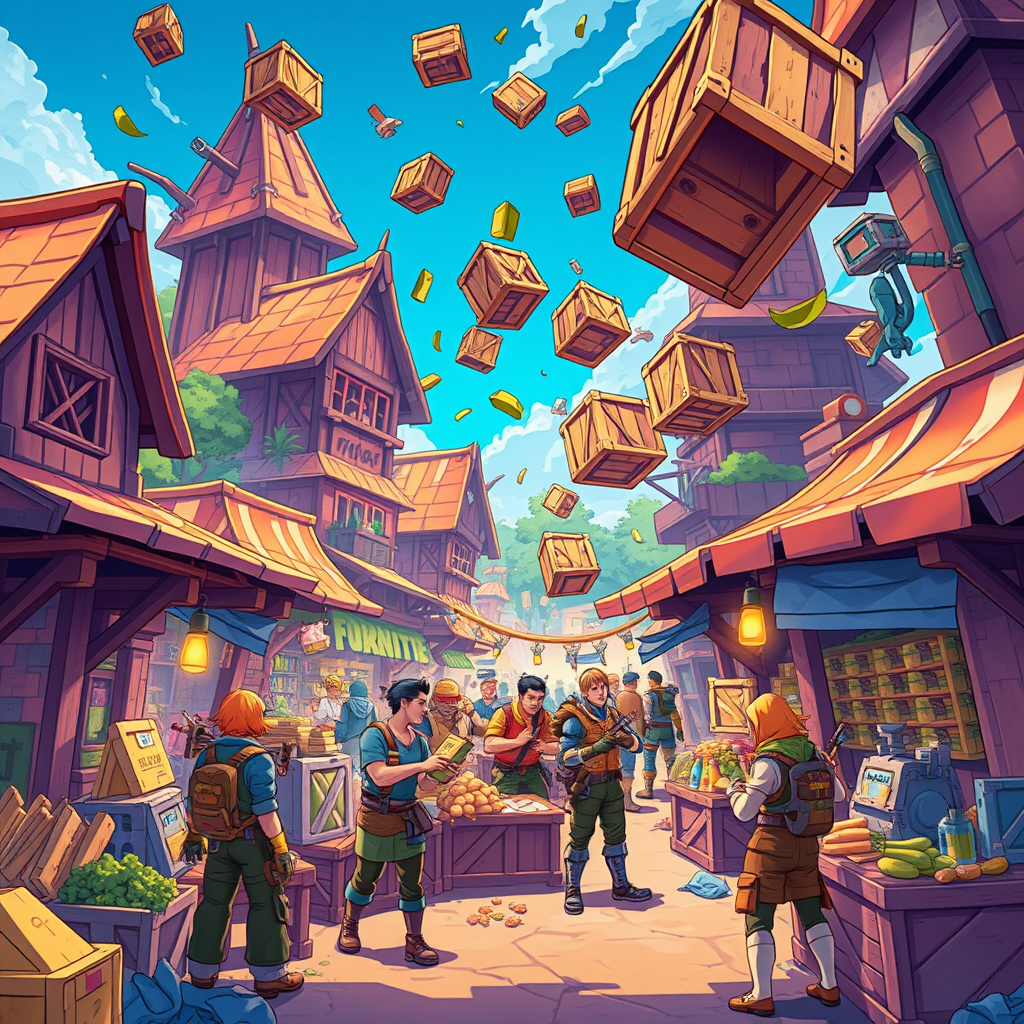 Understanding Inflation through Fortnite's Tilted Towers Marketplace