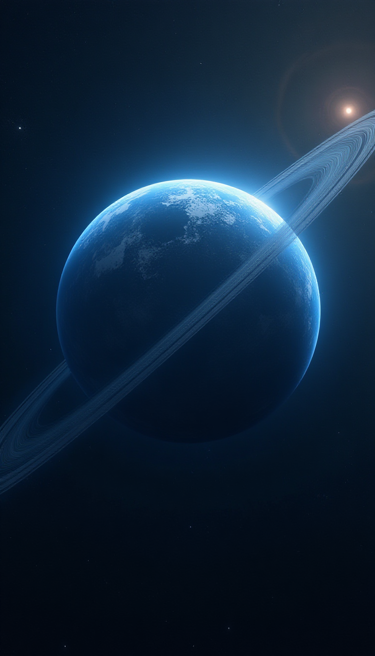 Explore the Mysteries of a Gaseous Planet in Our AI-Enhanced Image