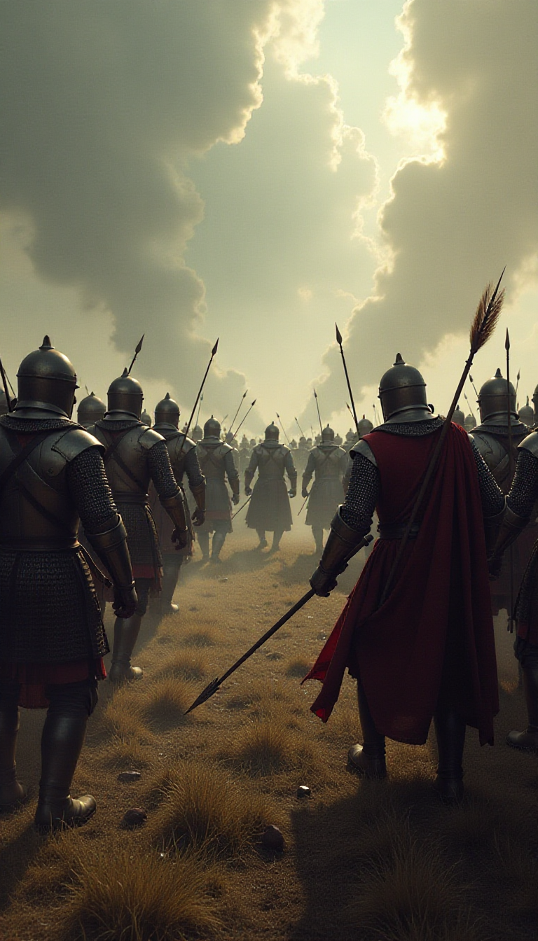 Explore a Dramatic Battlefield Scene Created by Kids' Imagination