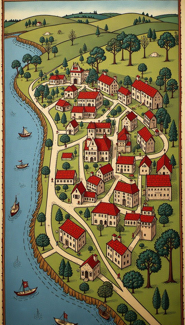 Explore Bosham from the Bayeux Tapestry - Educational AI Art