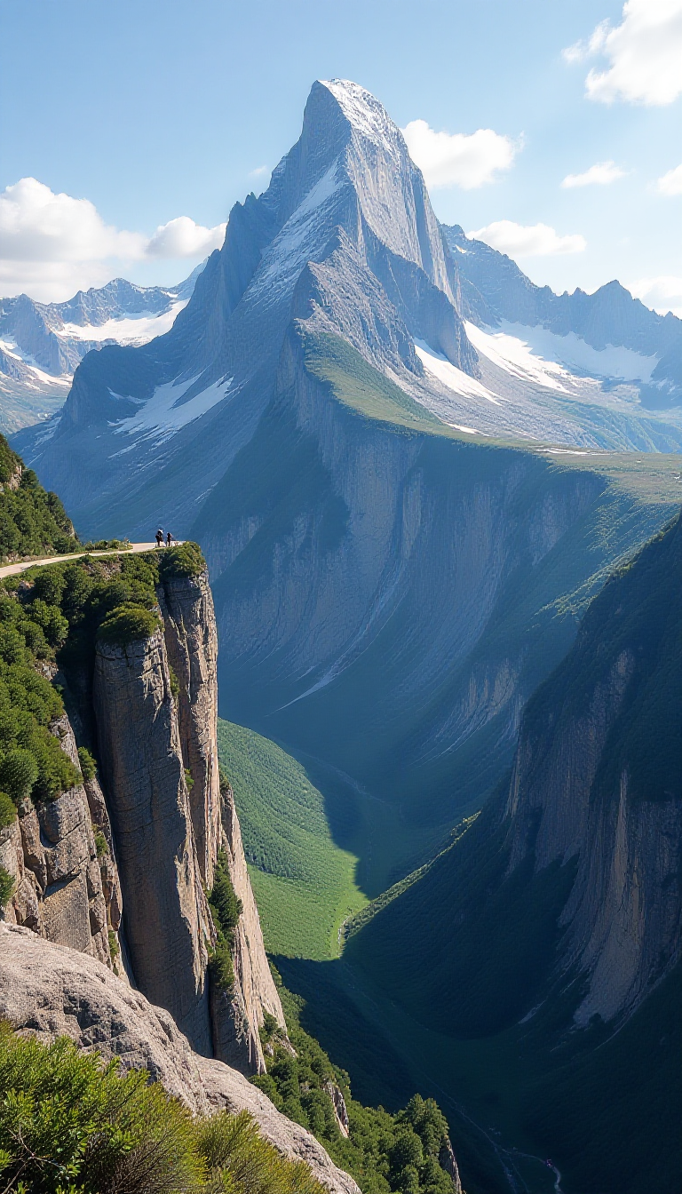 Stunning Mt. Thor View Created by Kids Using AI Technology
