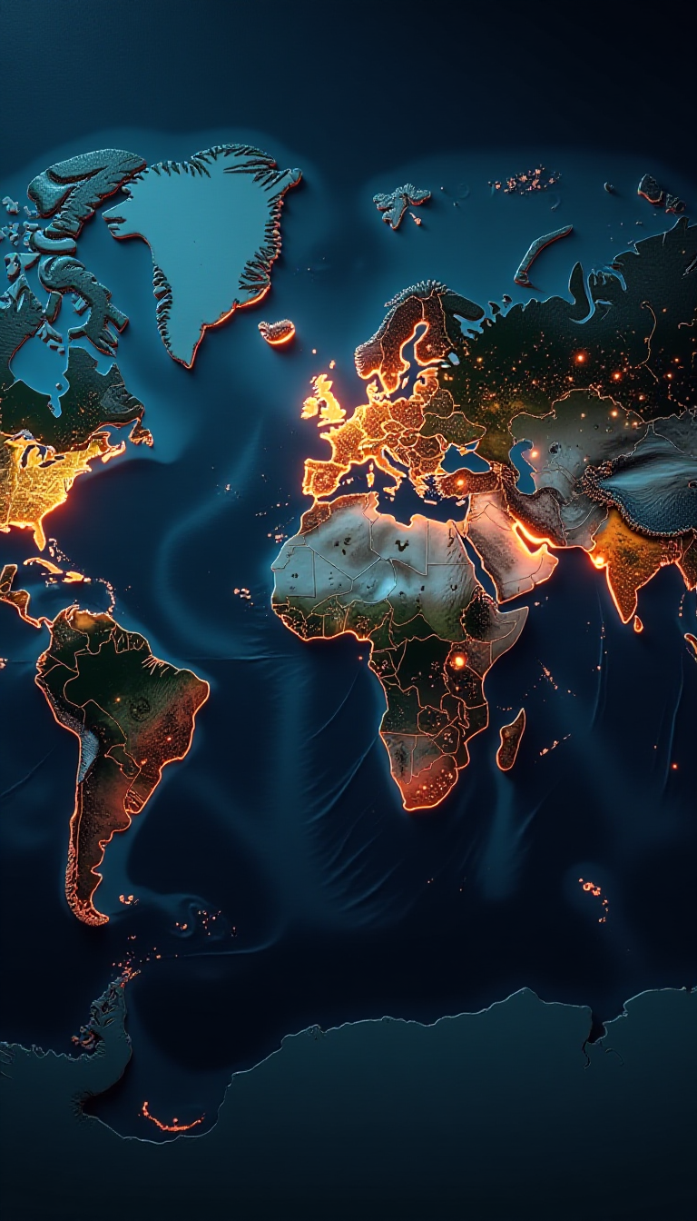Explore the World: Southern vs. Northern Hemisphere Contrast