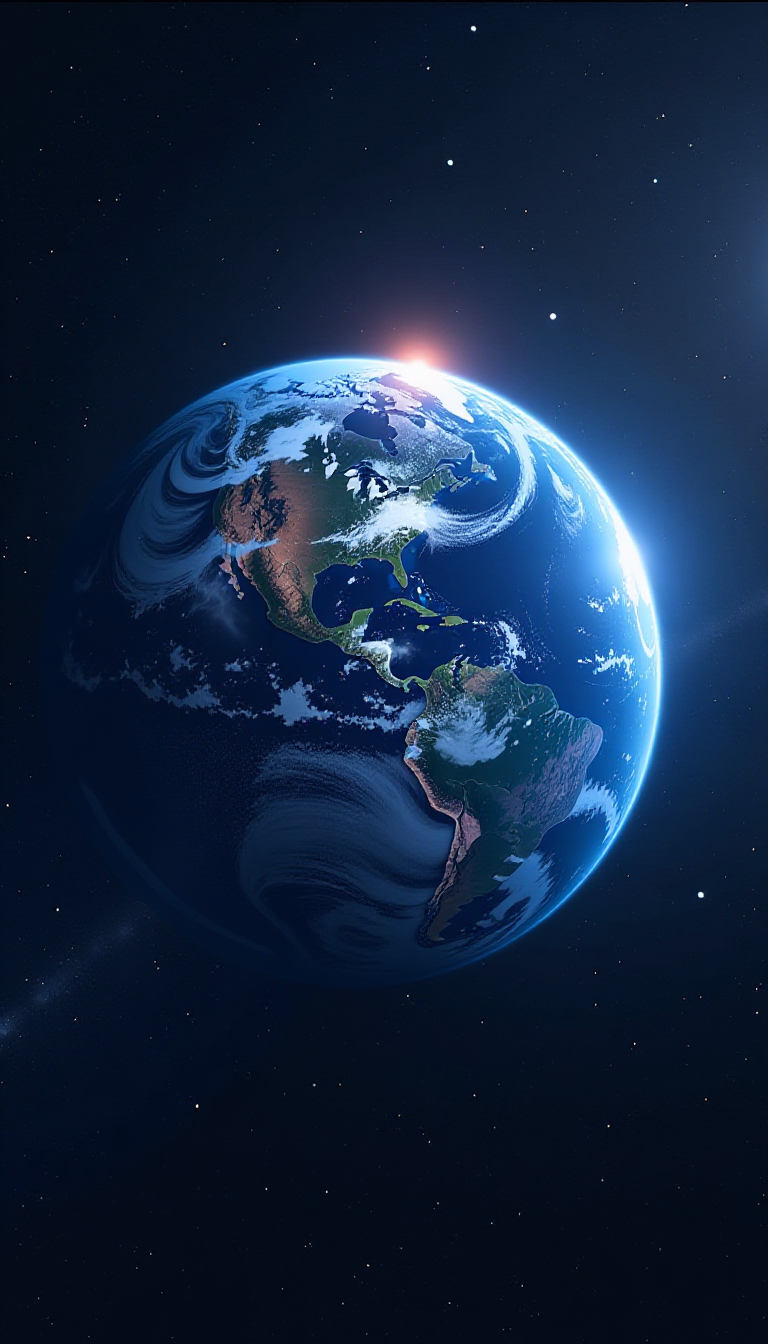 Explore Earth from Space - Inspiring AI Art for Kids