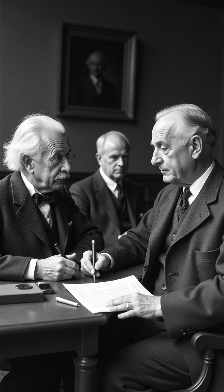 Explore the 1927 Solvay Conference: AI-Enhanced Historical Photo