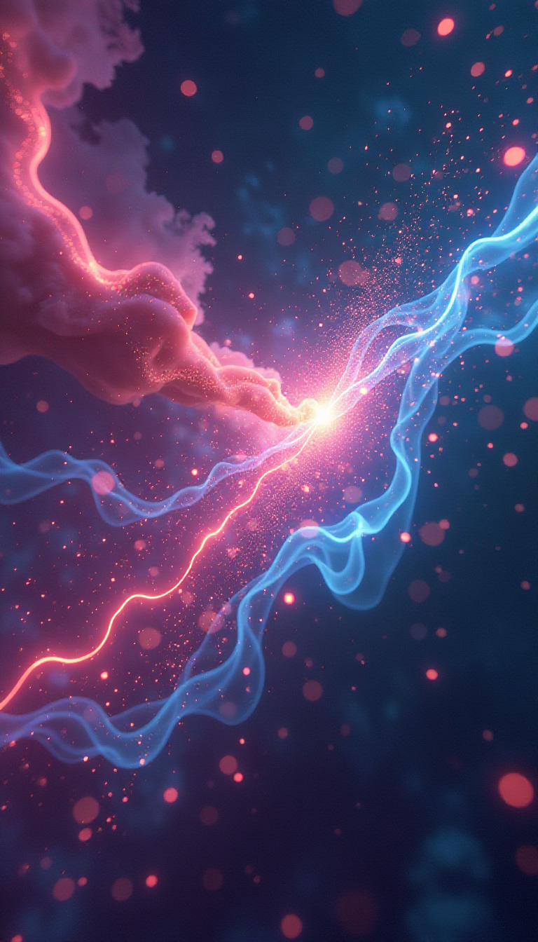 Explore the Quantum Realm: A Vibrant AI Artwork for Kids