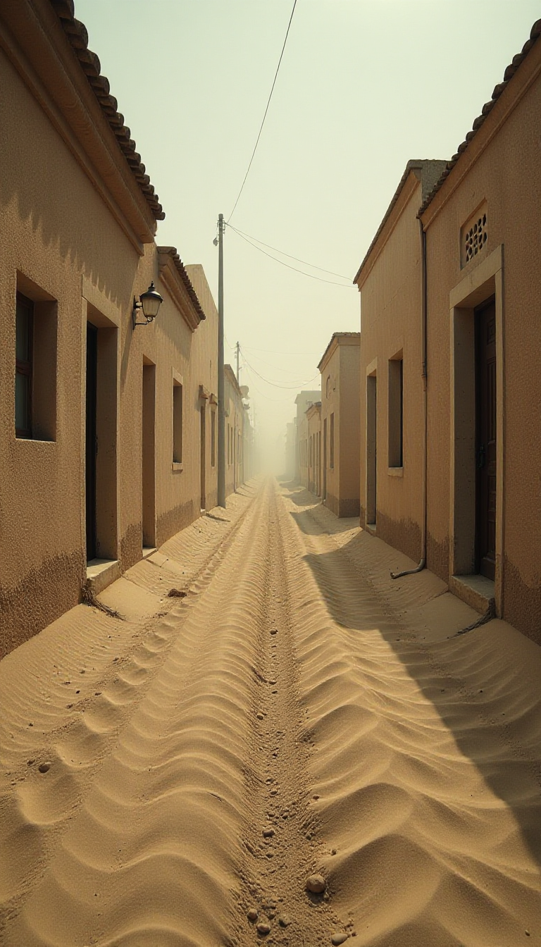 Explore the Haunting Beauty of an Abandoned Street Scene