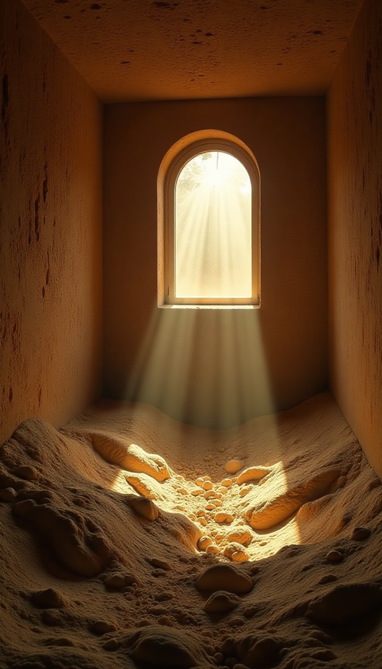 Explore Creativity: Eerie Room Buried in Sand | Train Your Brain AI
