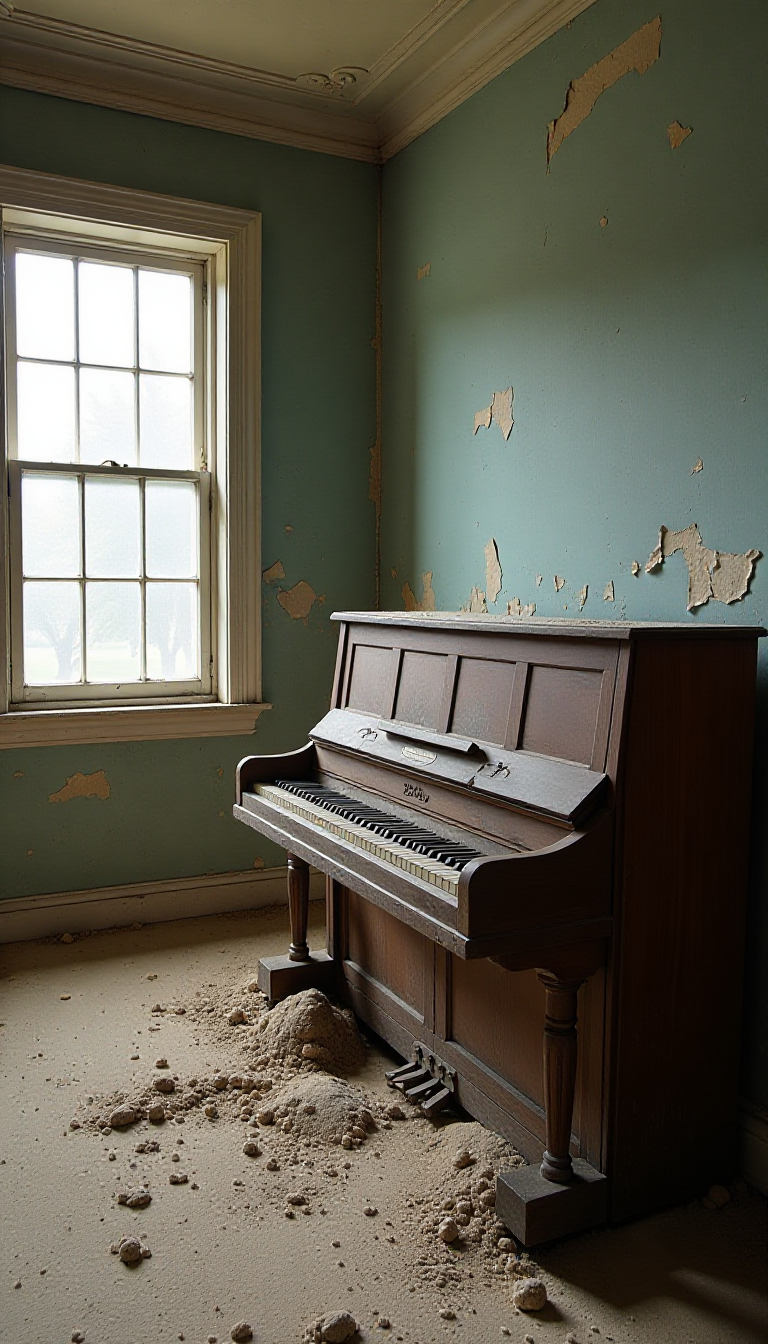 Explore Creativity: AI-Generated Image of an Abandoned Home