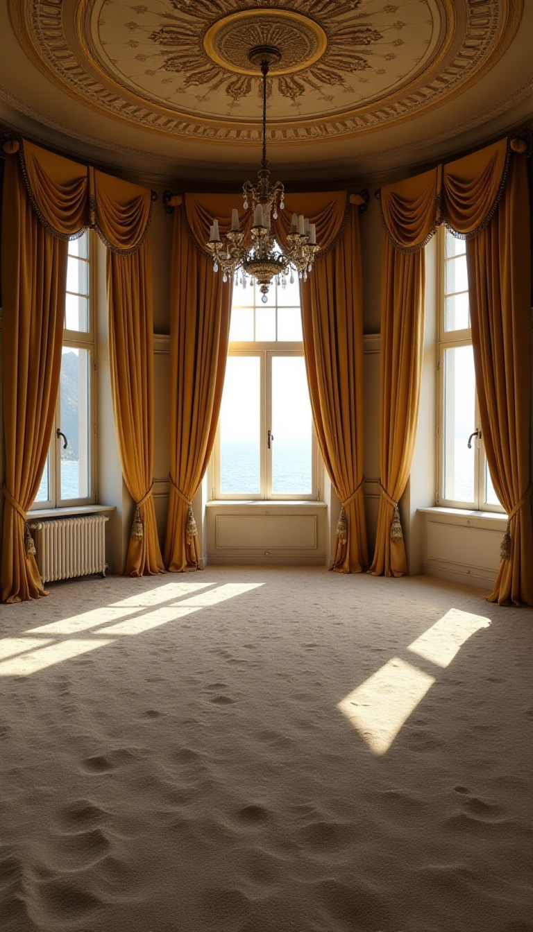 Explore Creative AI Imagery: A Once-Luxurious Ballroom Reimagined