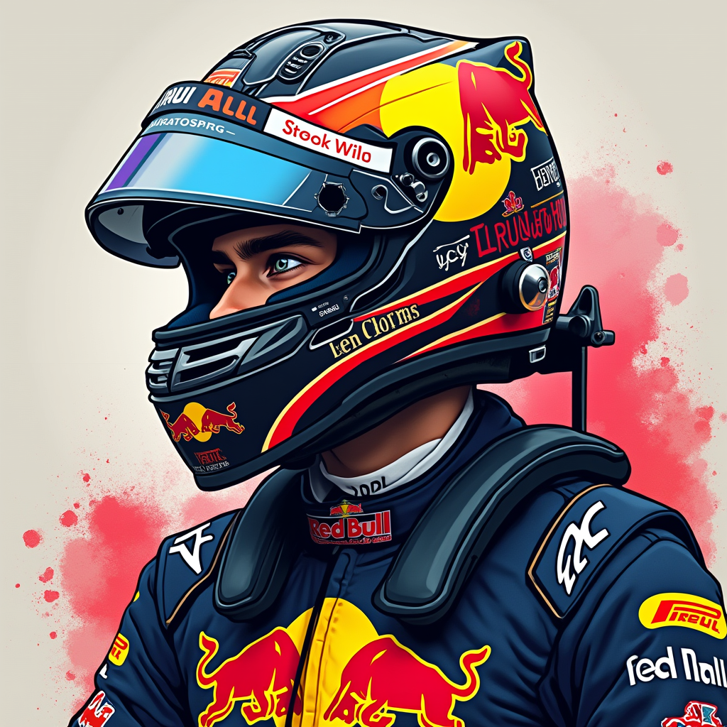 Creative AI Avatar: Race Car Driver Inspired by Max Verstappen