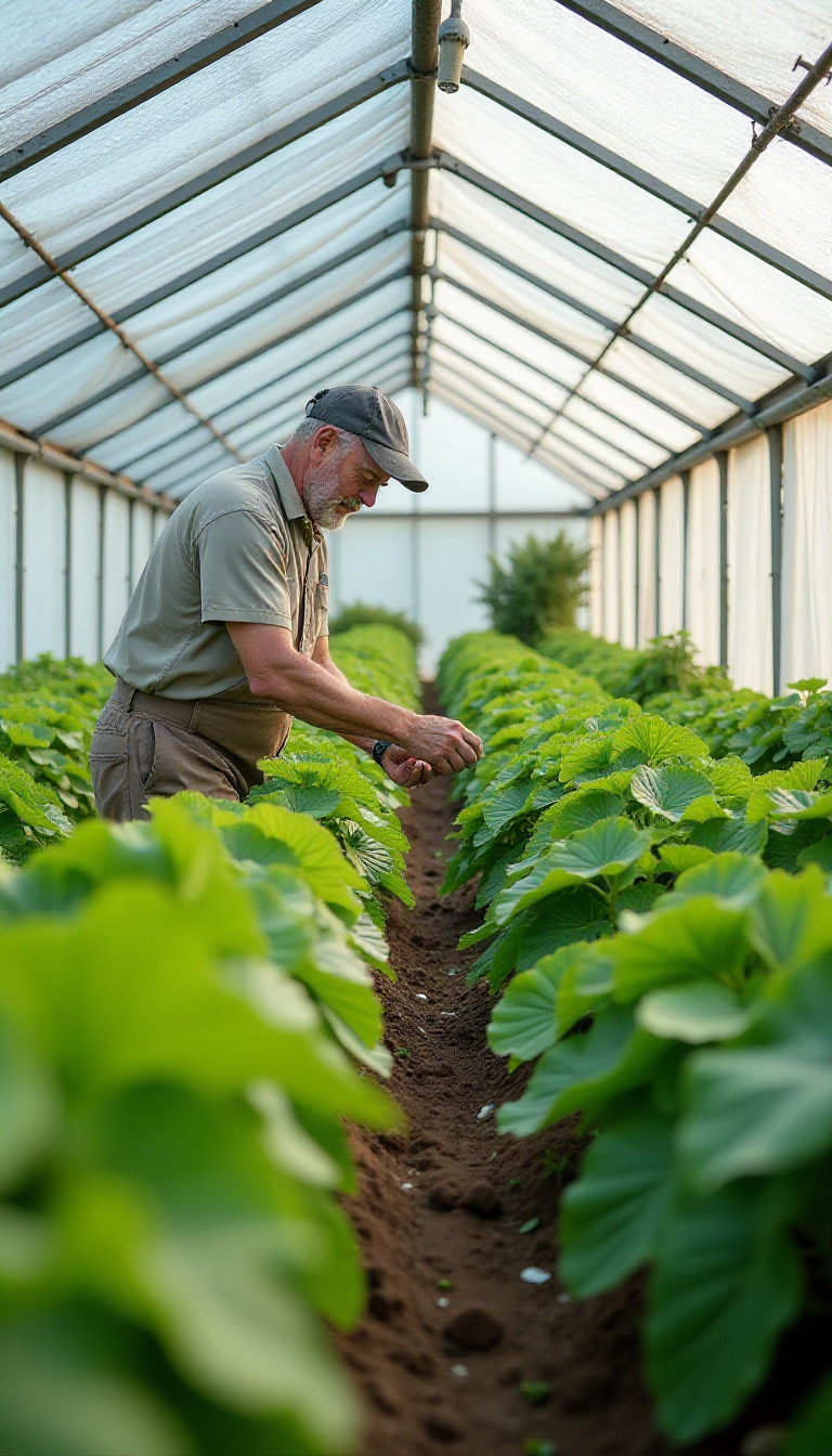 Explore a Thriving Greenhouse with Innovative Farming Techniques