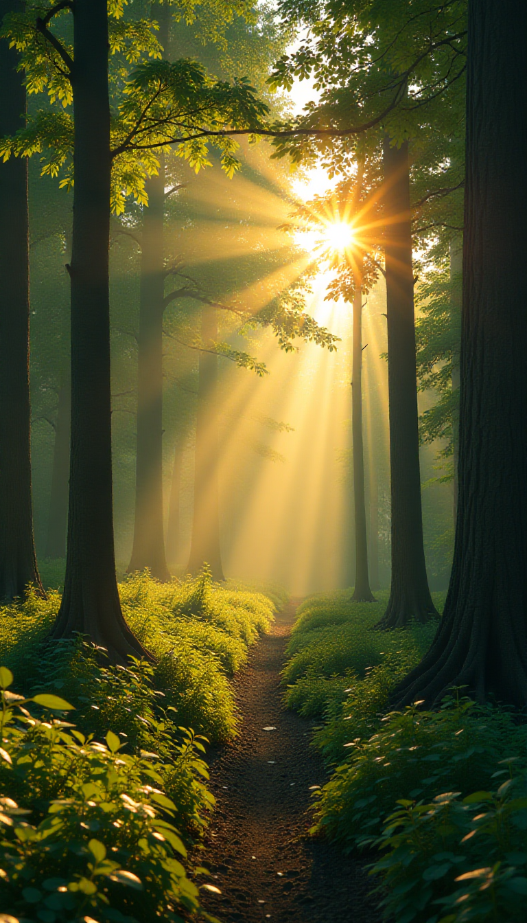 Explore the Beauty of Nature: AI-Generated Forest Images for Kids