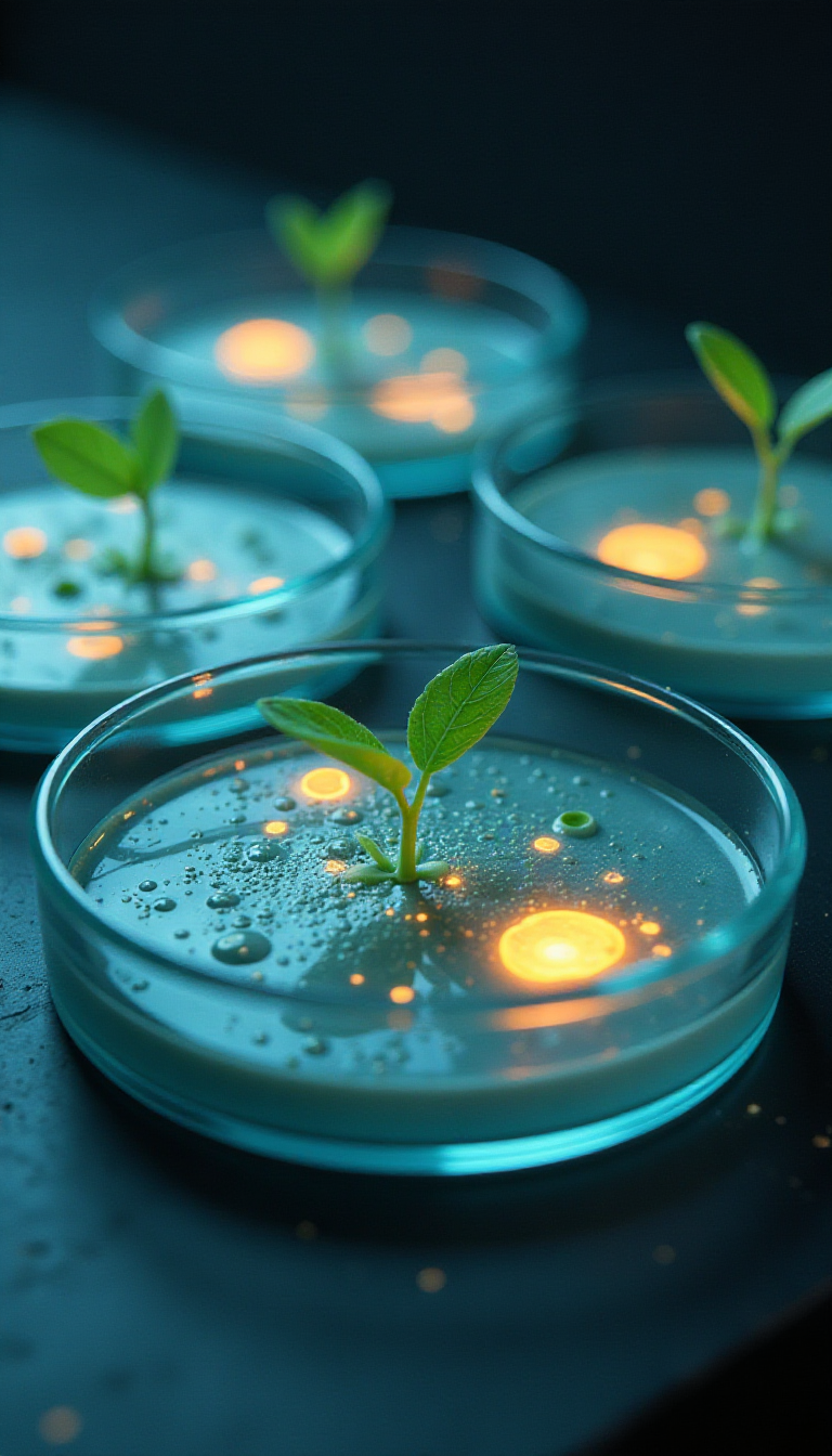 Explore Futuristic Plant Science with AI-Generated Images