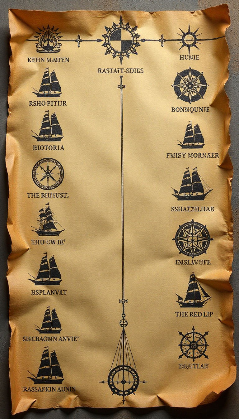 Unlocking Creativity: Mystery of the Ship Names and Symbols