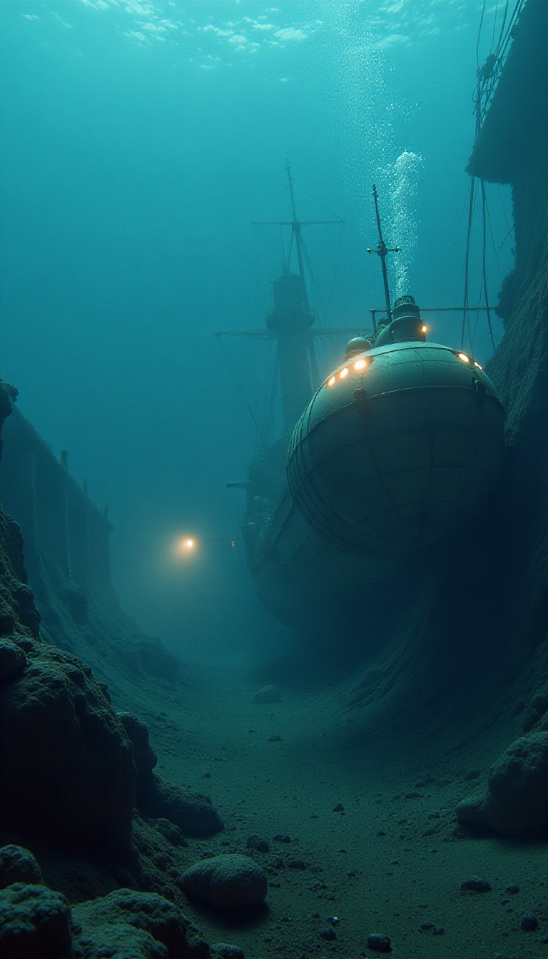 Explore the Depths: AI Art of a Deep-Sea Submersible Adventure