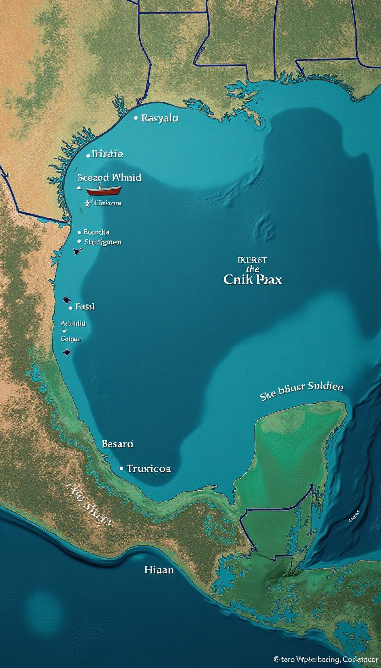 Discover the Secrets of the Gulf: AI Shipwreck Map Exploration