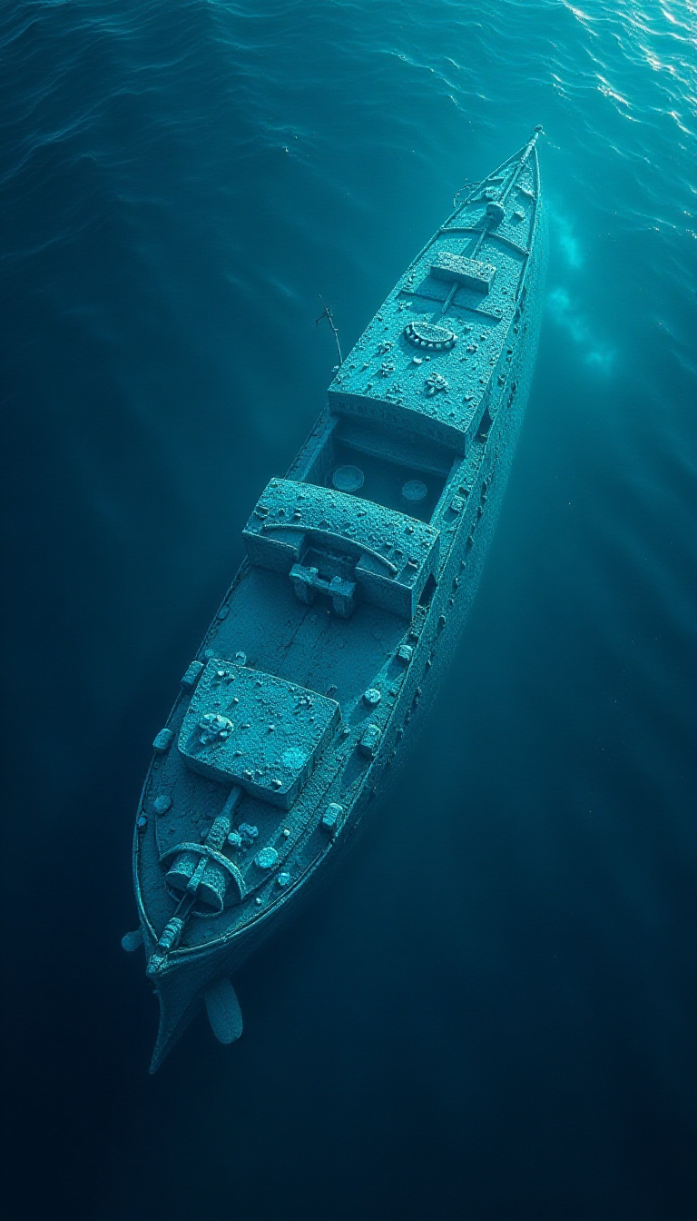 Discover the Mysteries of Shipwrecks with AI Art for Kids