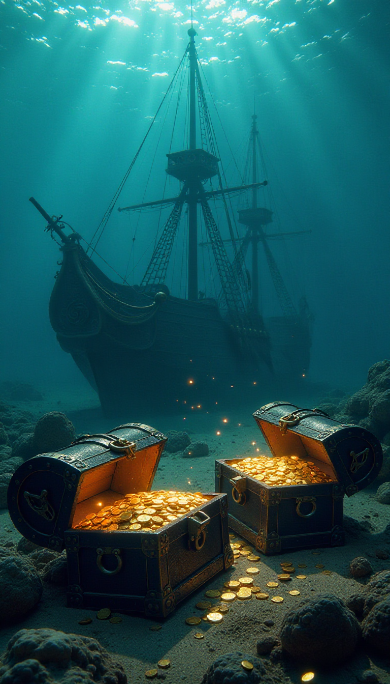 Explore a Sunken Spanish Galleon: An Underwater Adventure