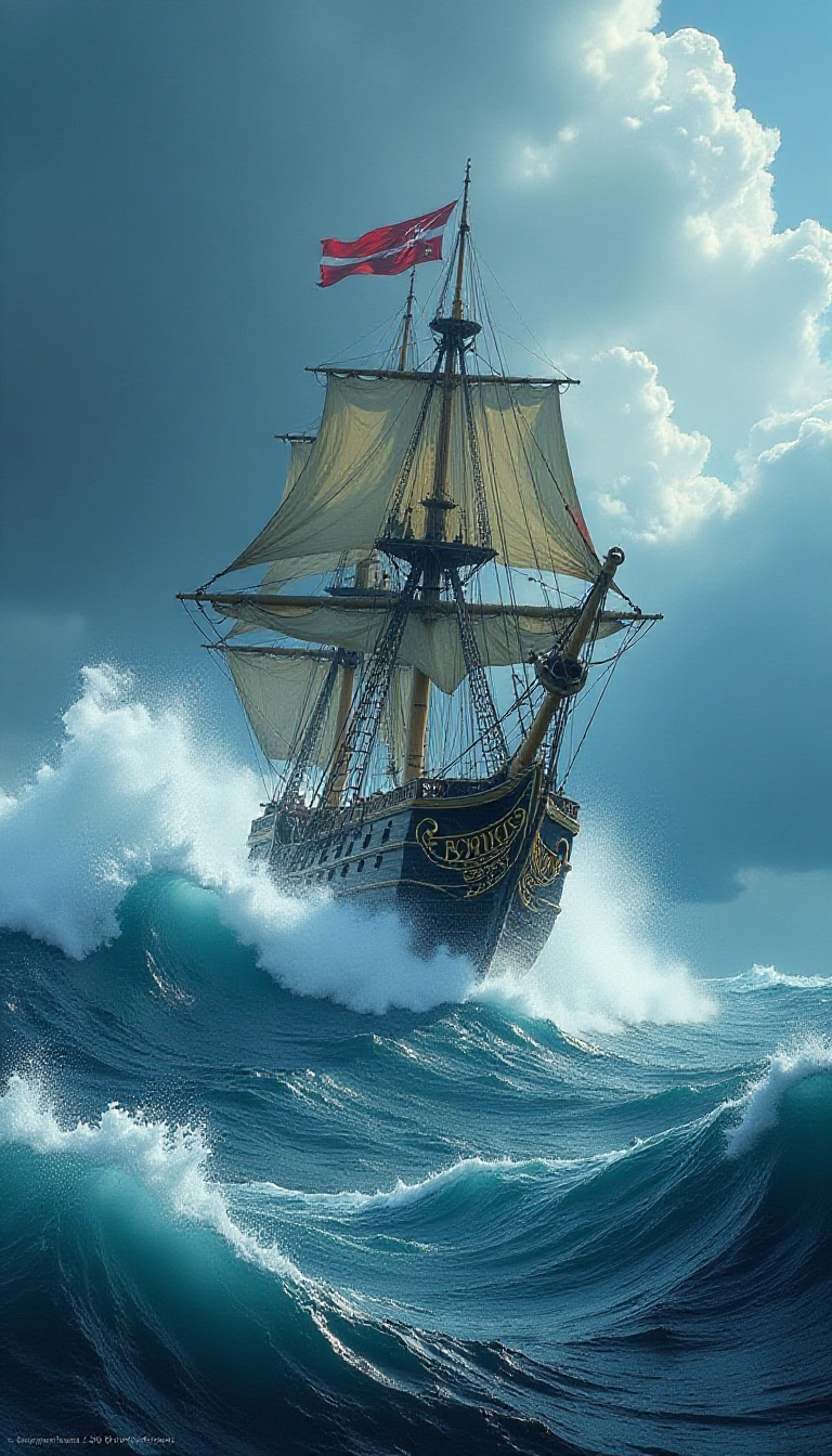 Discover the Power of Imagination: AI-Generated Galleon Adventure