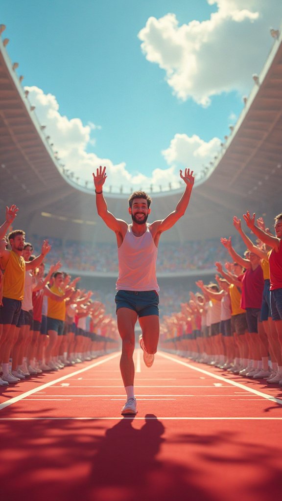 Många tyckte om den distansen. Nittonhundratjugoen blev den den officiella längden för alla maratonlopp. Idag springe...