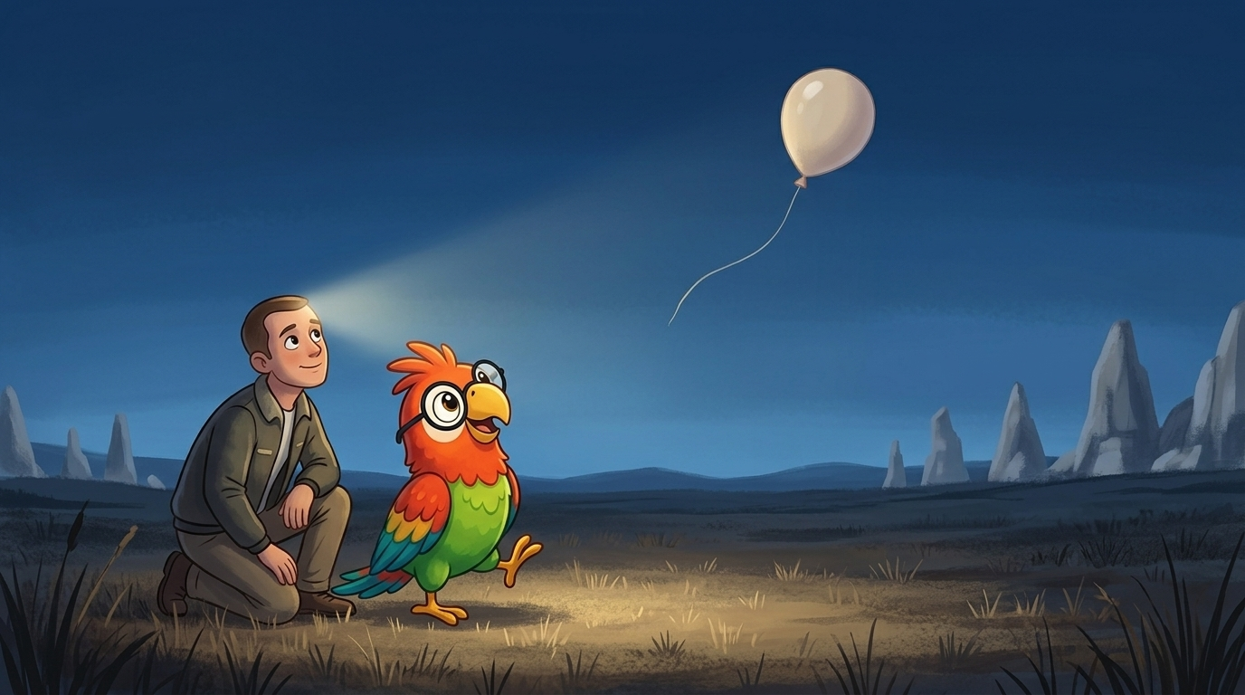 Polly Flies the Balloon