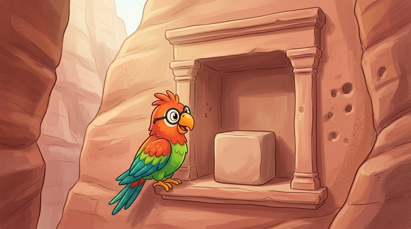 In the walls she found small carved doorways, no deeper than a nest. Inside each one stood a simple square stone. Tra...