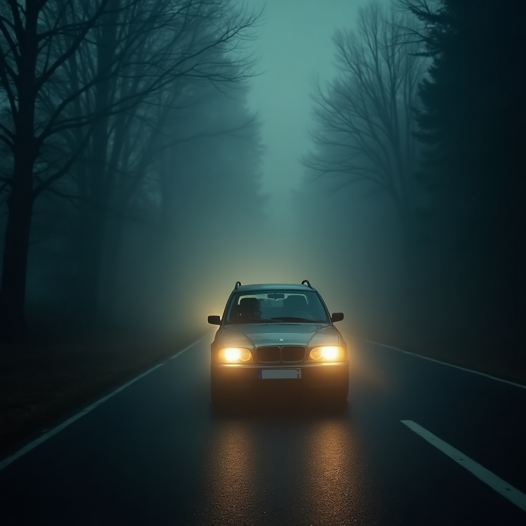 Scary Car Crash Story: A Haunting Image of Tension and Fear
