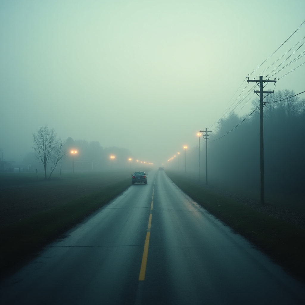 Scary Car Crash Story: A Mysterious Foggy Road Adventure
