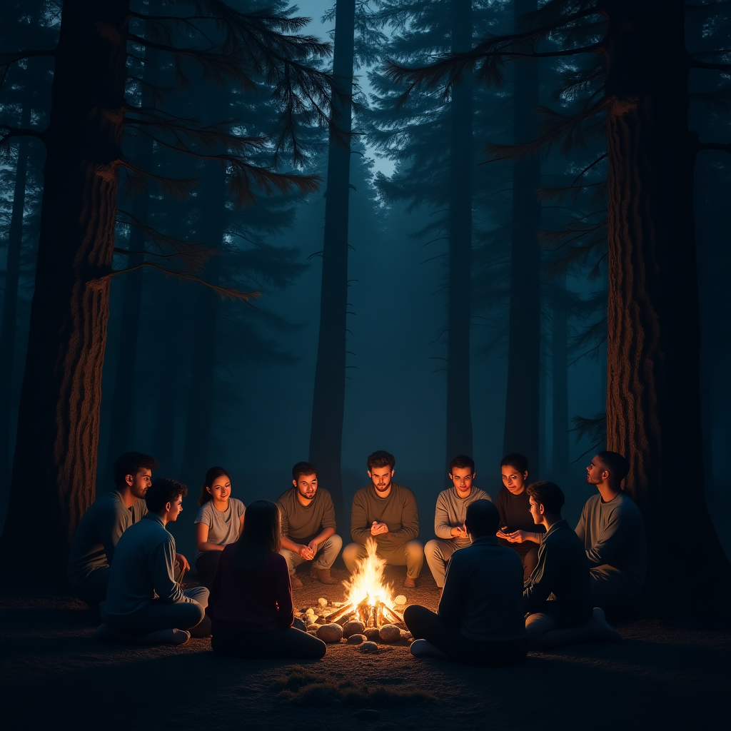 Discover the First Horror Story: A Scary Campfire Tale