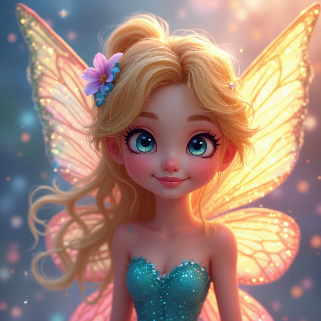Enchanting Fairy Illustration - Explore Creativity with AI
