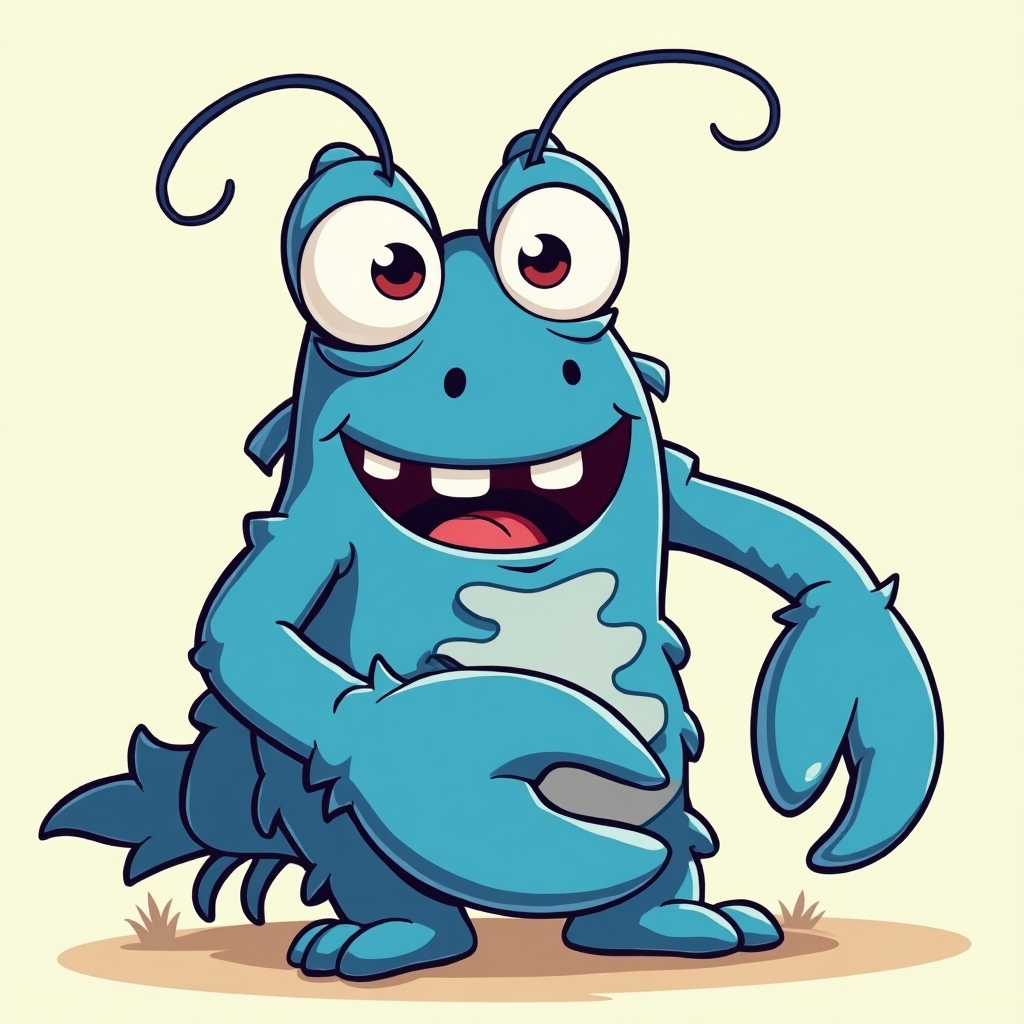 Creative Cartoon Style Godzilla Image for Kids - Train Your Brain