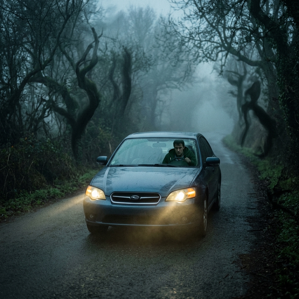 Scary Car Crash Story: A Haunting Image of Tension and Fear